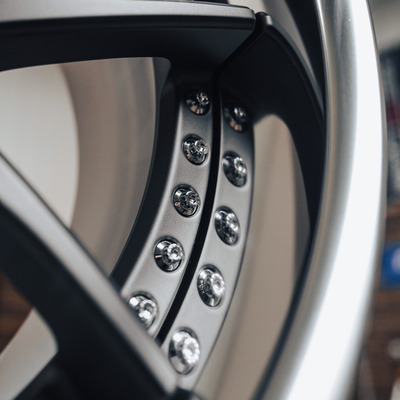 WORK CR 3-Piece Wheel Hardware Detail